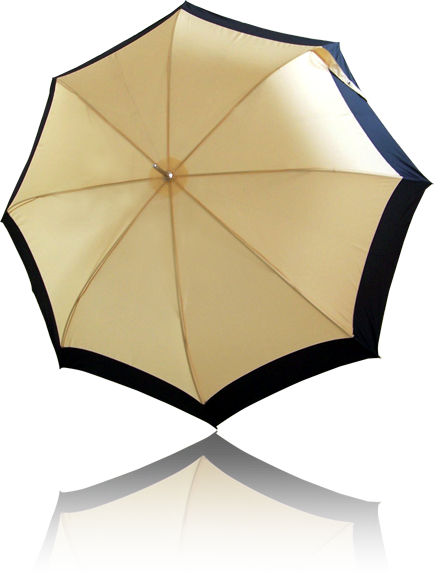 Paraguas con cenefa (Vista superior)