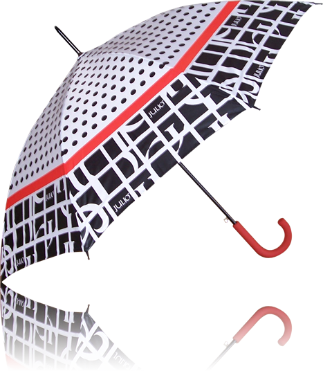 Paraguas individual especial (Vista lateral)