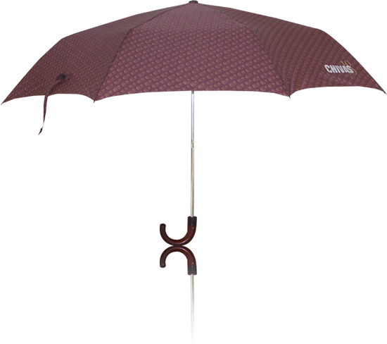 Paraguas plegable especial (Vista lateral)